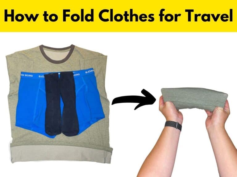 How to Fold Clothes for Packing: Neat and Small (Photos + Videos)