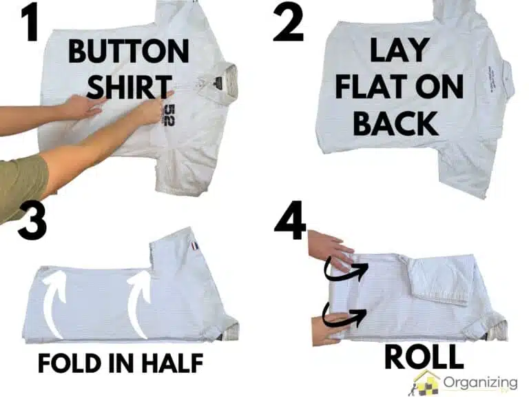 How to Fold Clothes for Packing Neat and Small (Photos + Videos