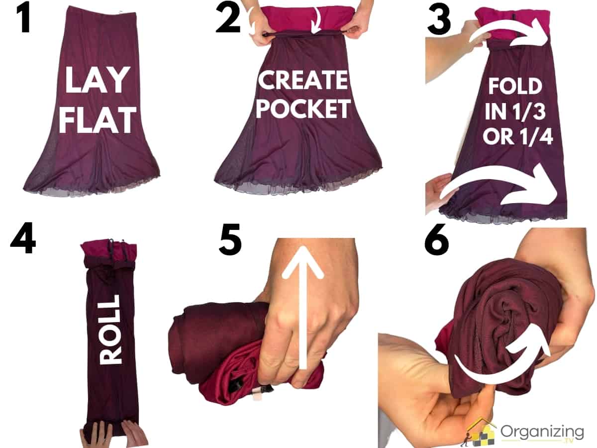 How to Fold Clothes for Packing Neat and Small (Photos + Videos