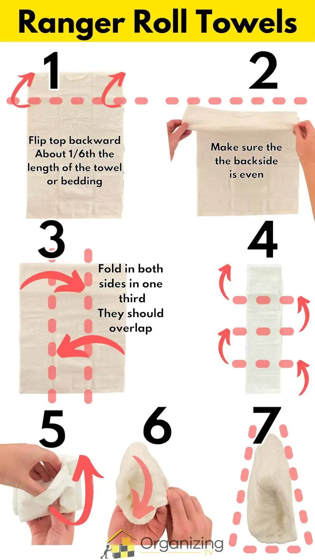 5 Hacks to Fold ALL Your Towels (Fast and Neatly) Photos + Video Guide