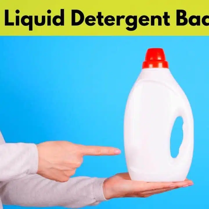 Is Liquid Detergent Bad for Your Washing Machine? (+ Why) Organizing.TV