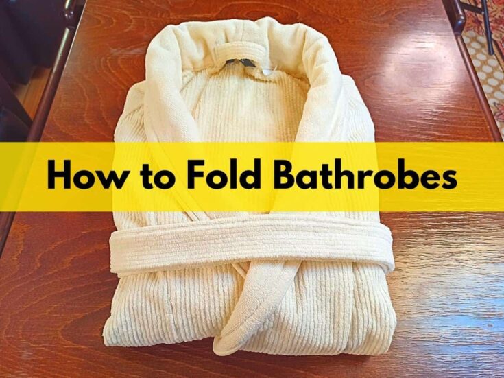 How to Fold a Bathrobe Like Hotels and Spas