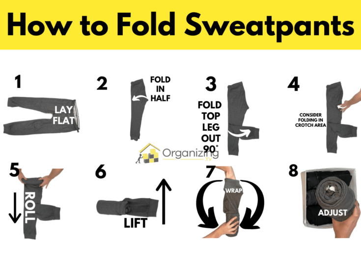 How to Fold Sweatpants