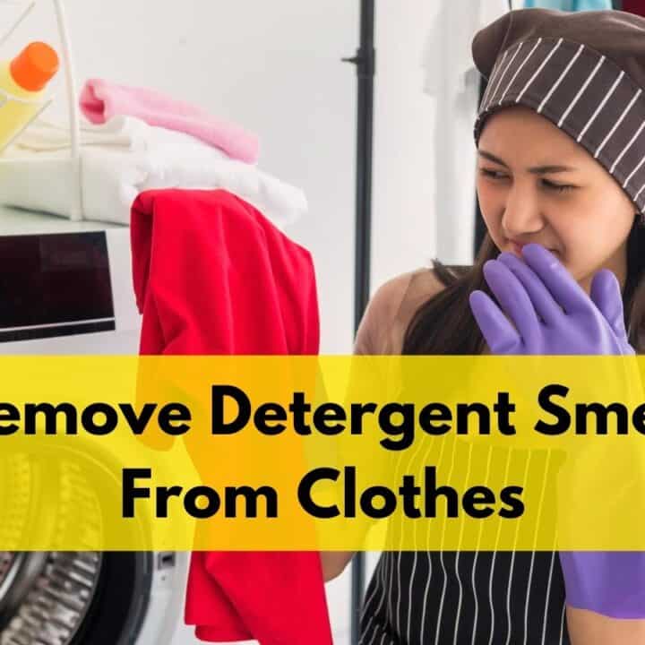 How to Remove the Smell of Detergent From Clothes StepByStep