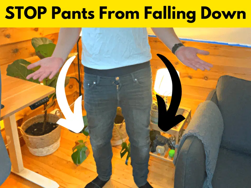 How to STOP Pants From Falling Down (And Why It Happens) Organizing.TV