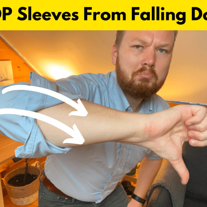 6 Ways to STOP Sleeves From Falling Down (Quick and Easy) Organizing.TV