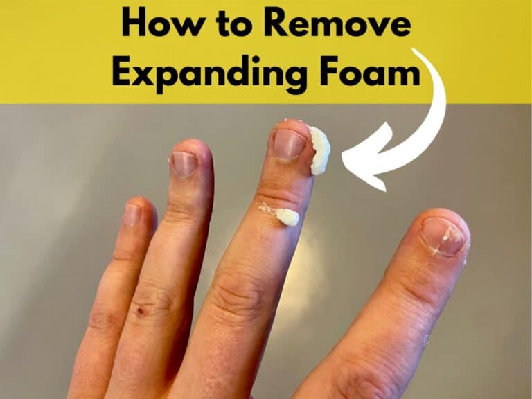 How to Remove Expanding Foam Stains (From Skin and Clothes)