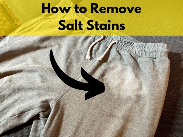 How to Remove Salt Stains From Clothes, Shoes, and Carpets
