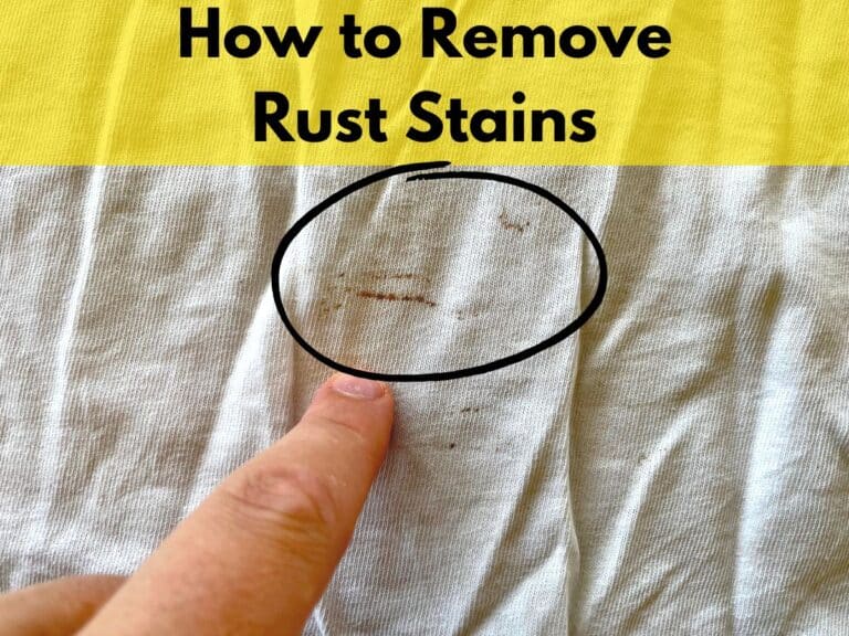 How to Remove Rust Stains From Clothes (Quick and easy)