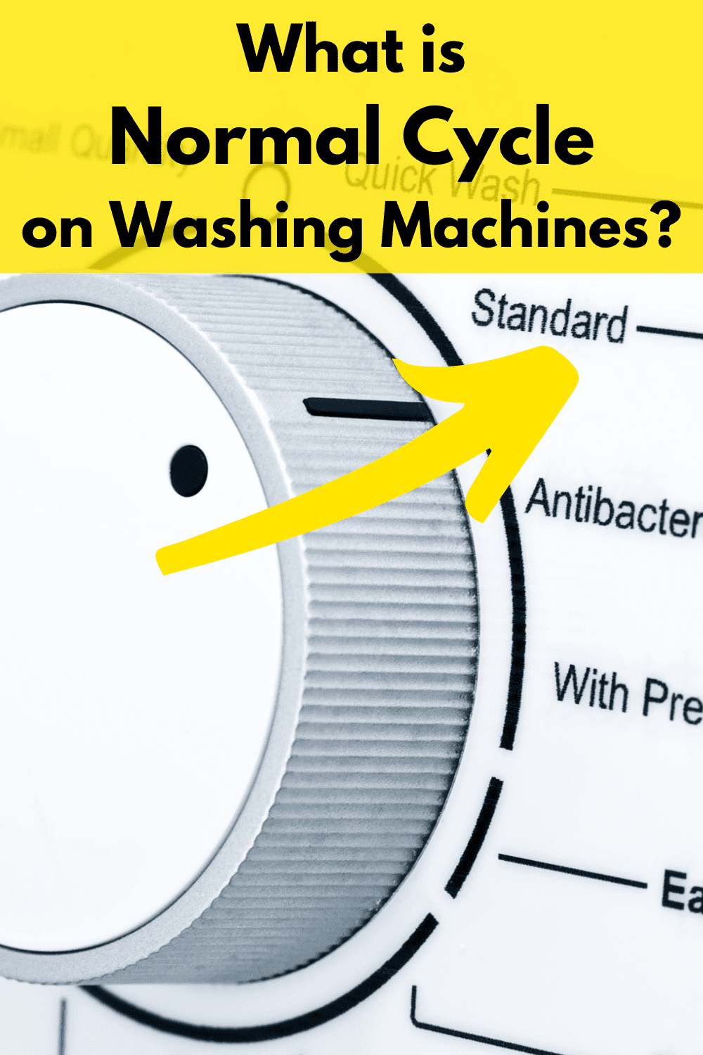 What is the Normal Cycle on Washing Machines? (How to use it ...