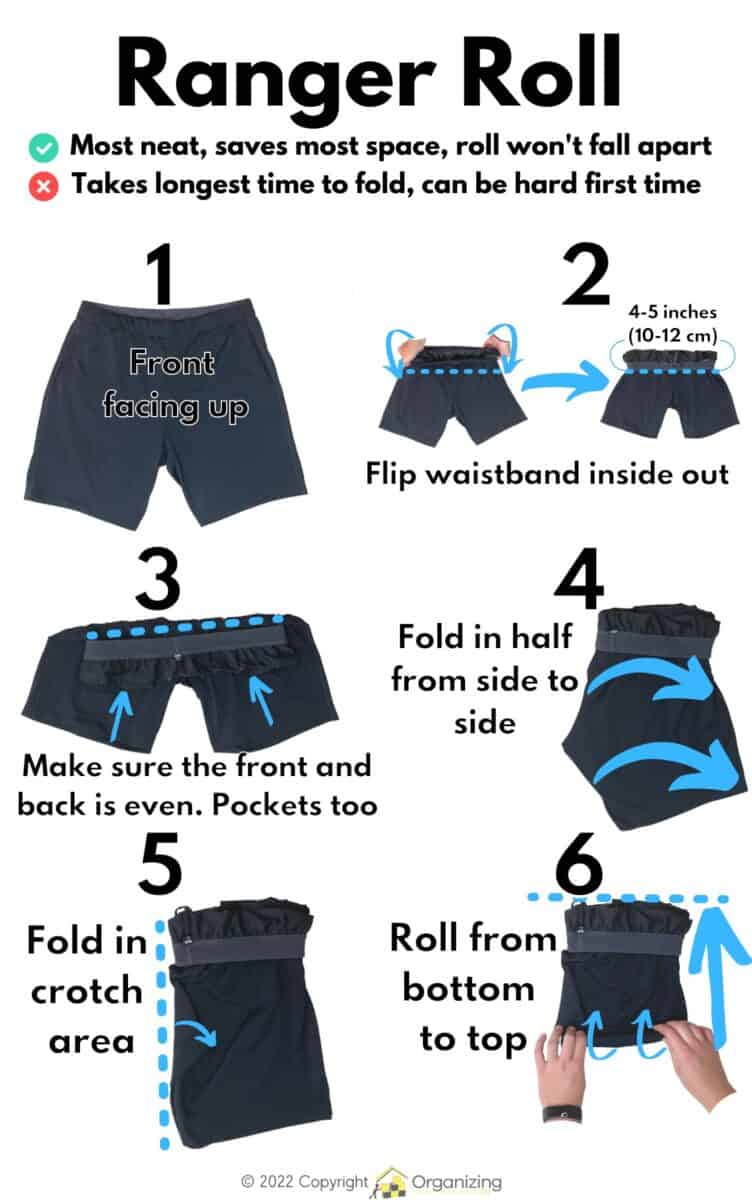 Folding and Storing Shorts My 4 Favorite Methods (Photos + Video