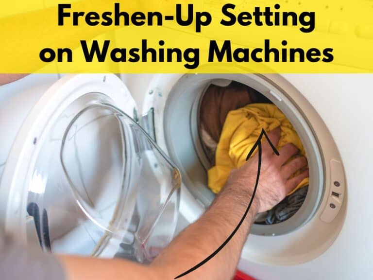 How to Use Freshen-Up Setting on Washing Machines (+When)