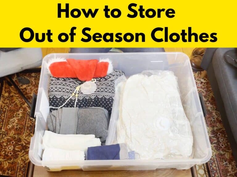 How To Store Seasonal Clothes (+ How To Not Damage Them)
