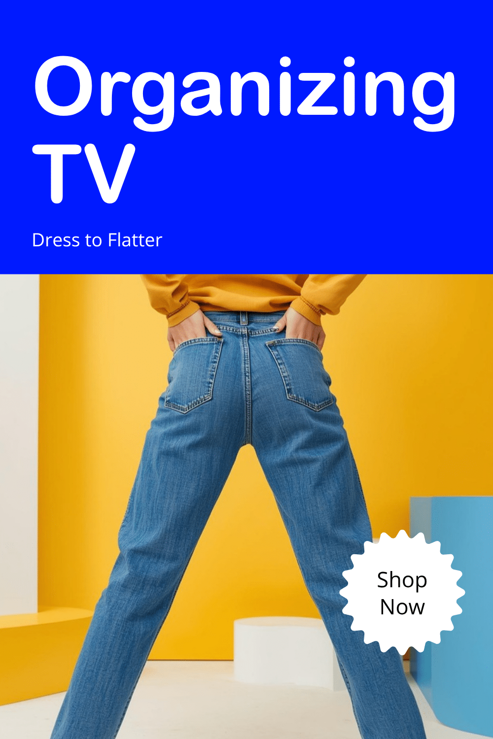 Pinterest pin with tips for dressing to flatter every butt shape including round, flat, square, heart, and V-shaped