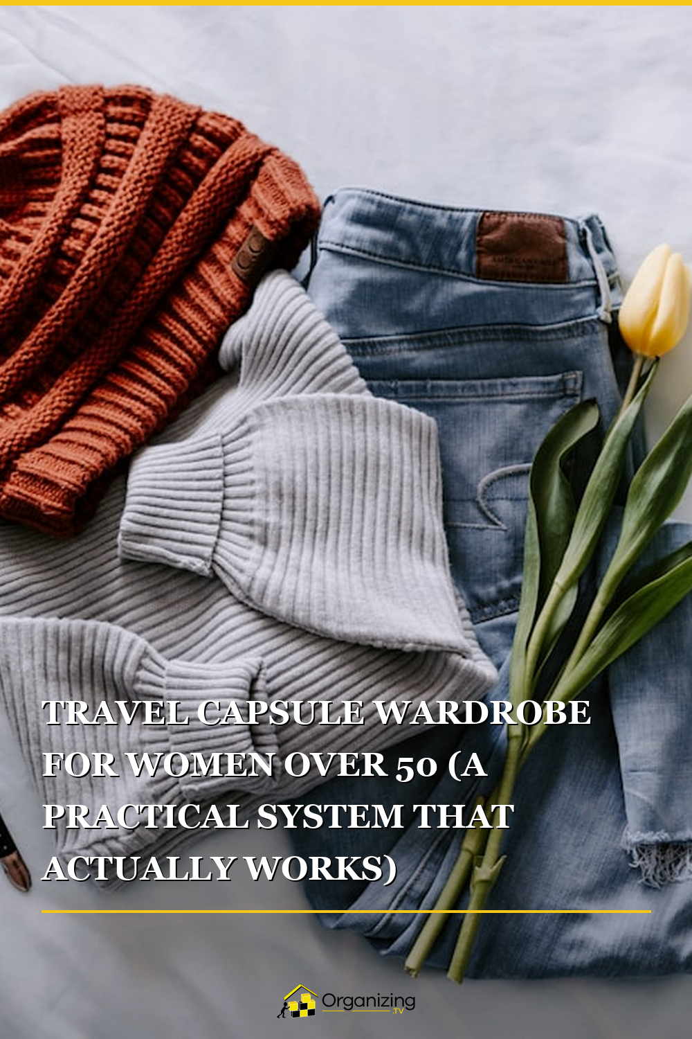Pinterest pin for Travel Capsule Wardrobe for Women Over 50 A Practical System That Actually Works