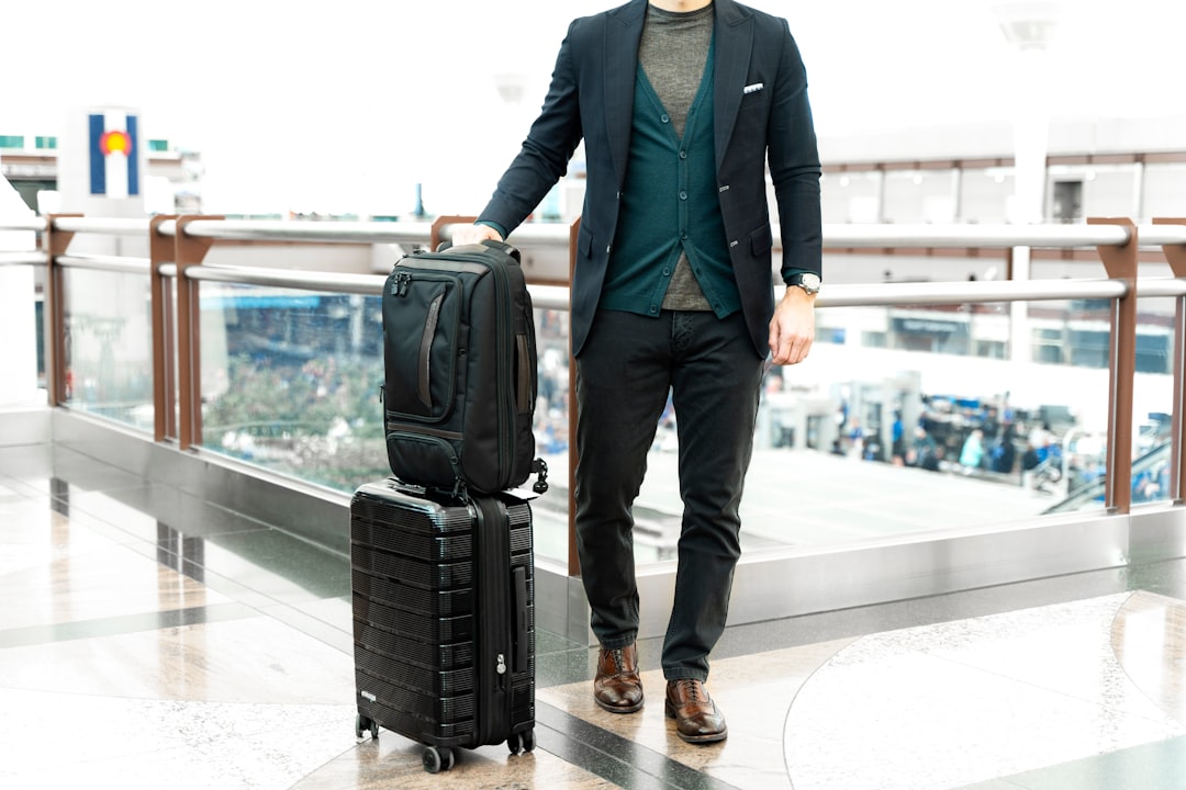 Carry-on traveler heading to gate without checked bag