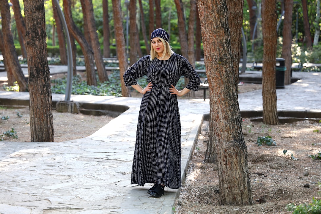 Woman in a casual outfit showing how different fabric weights affect what shows through clothing