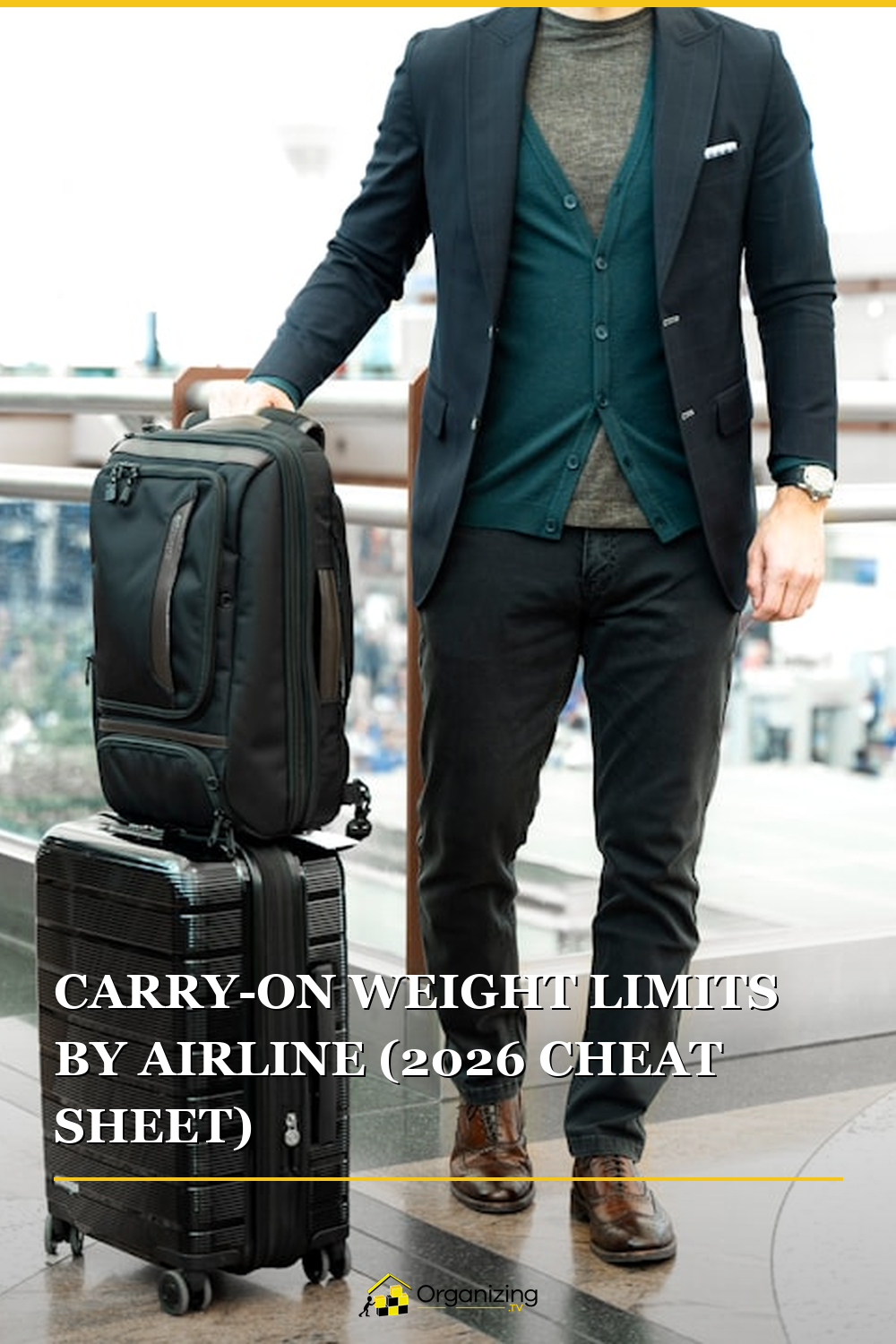 Pinterest pin for Carry-On Weight Limits by Airline (2026 Cheat Sheet)