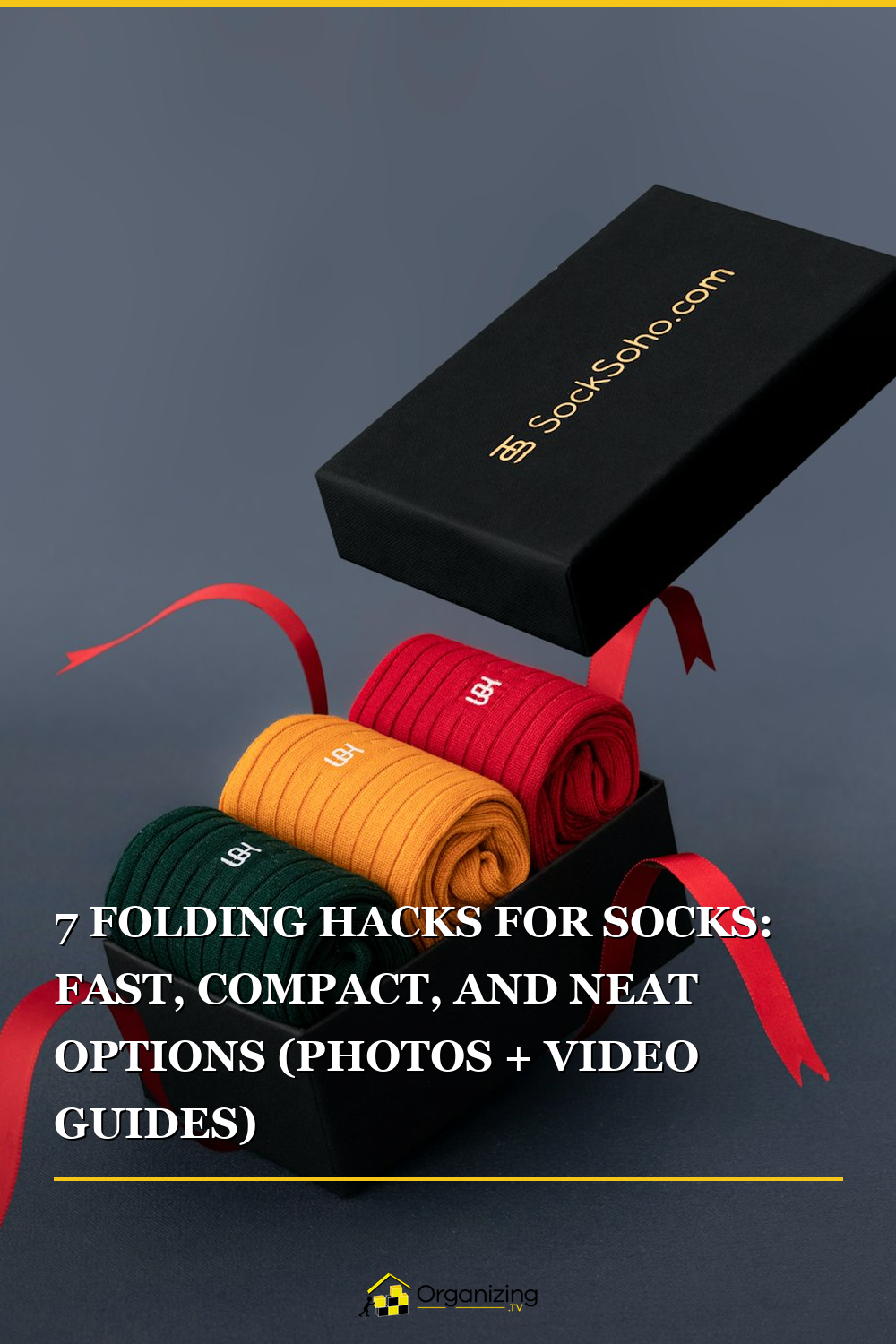 Pinterest pin for 7 Folding Hacks for Socks: Fast, Compact, and Neat Options (Photos + Video Guides)
